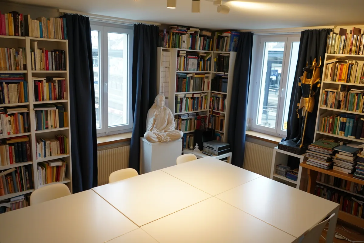 Das Beratungszimmer der Informationsstelle.